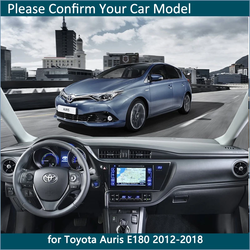 Коврик для приборной панели Toyota Auris 2012 ~ 2018 E180 180 Scion iM Corolla коврик Внутренний