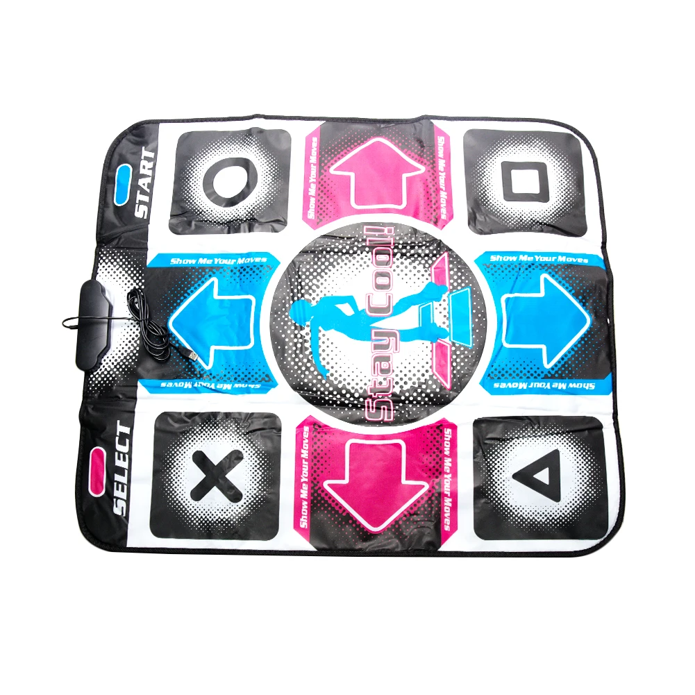 

New HD Revolution Non-Slip Dancing Step Dance Mat Yoga Pad PadsB Dancer Blanket Fitness Equipment Foot Print Mat for PC