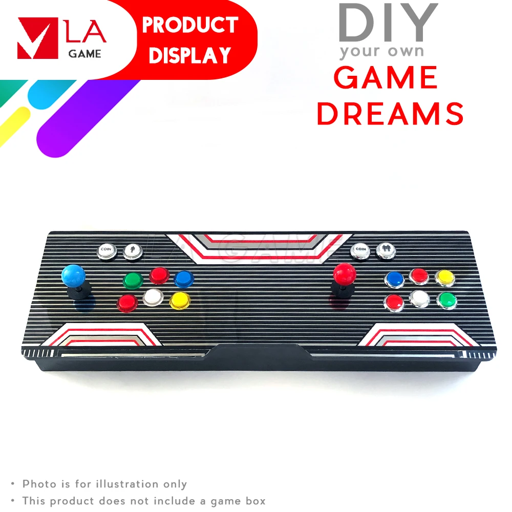 Аркадный шкаф набор сделай сам padora для 2 игроков джойстик sanwa аркадный комплект с