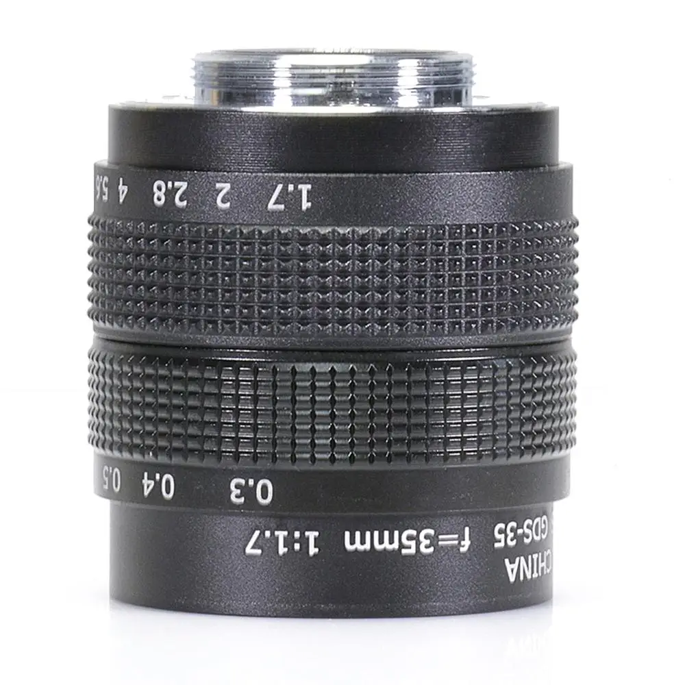 Фуцзянь 35 мм F1.7 Большая диафрагма CC TV Movie C Mount объектив для Olympus Micro 4/3 Mirroless