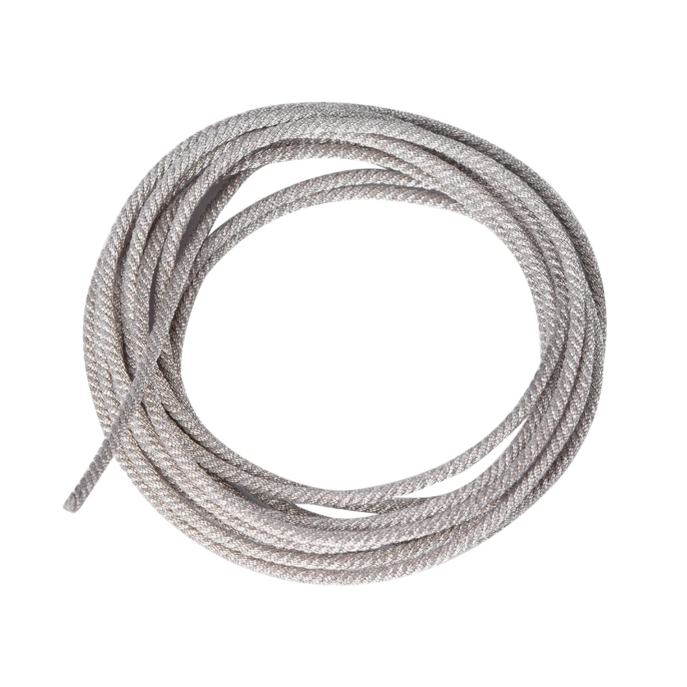 

2m 32 Strands High Temperature Resistant Twisted Silver Wire Speaker Lead Wire Repair