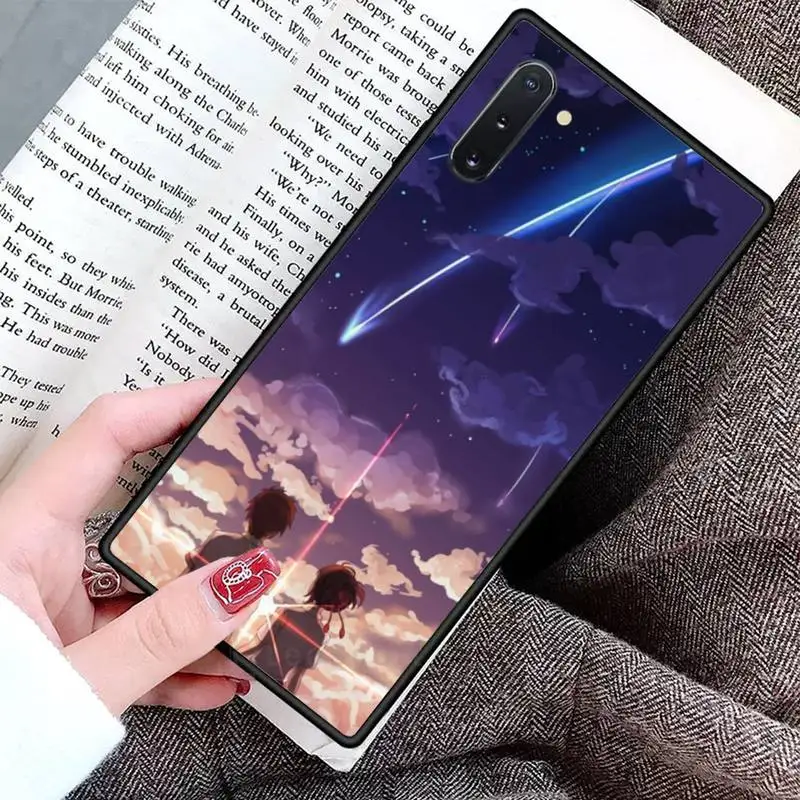 

Japanese Anime Your Name Phone Case For Samsung Galaxy S8 S9 S10 Plus S10E Note 3 4 5 6 7 8 9 10 Pro Lite cover