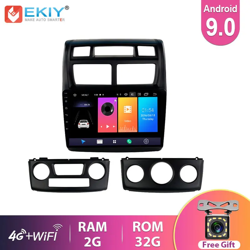 EKIY 9 ''IPS Android 0 Автомобильный мультимедийный автомобильный радиоприемник для Kia