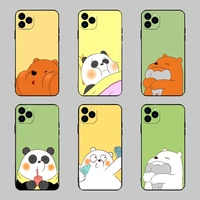 cartoon bear soft case for iphone 11 12 pro max mini 7 8 6 6s plus xr x xs max se silicon phone cover cute anime fundas capa