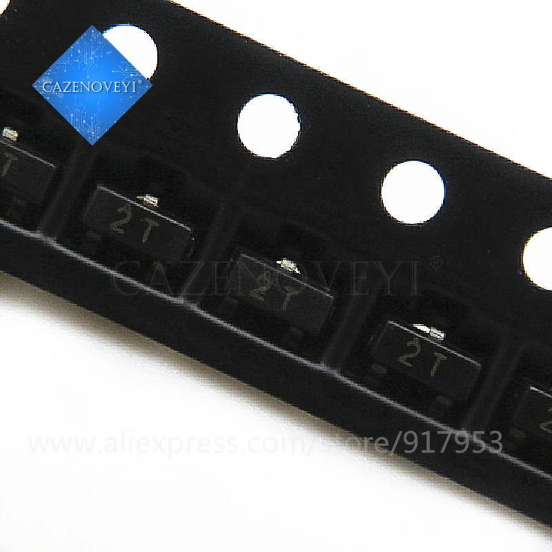 100 шт./лот MMBT4401LT1G MMBT4401 2X MMBT4403 2N4403 2T SOT-23 новая и оригинальная фотография