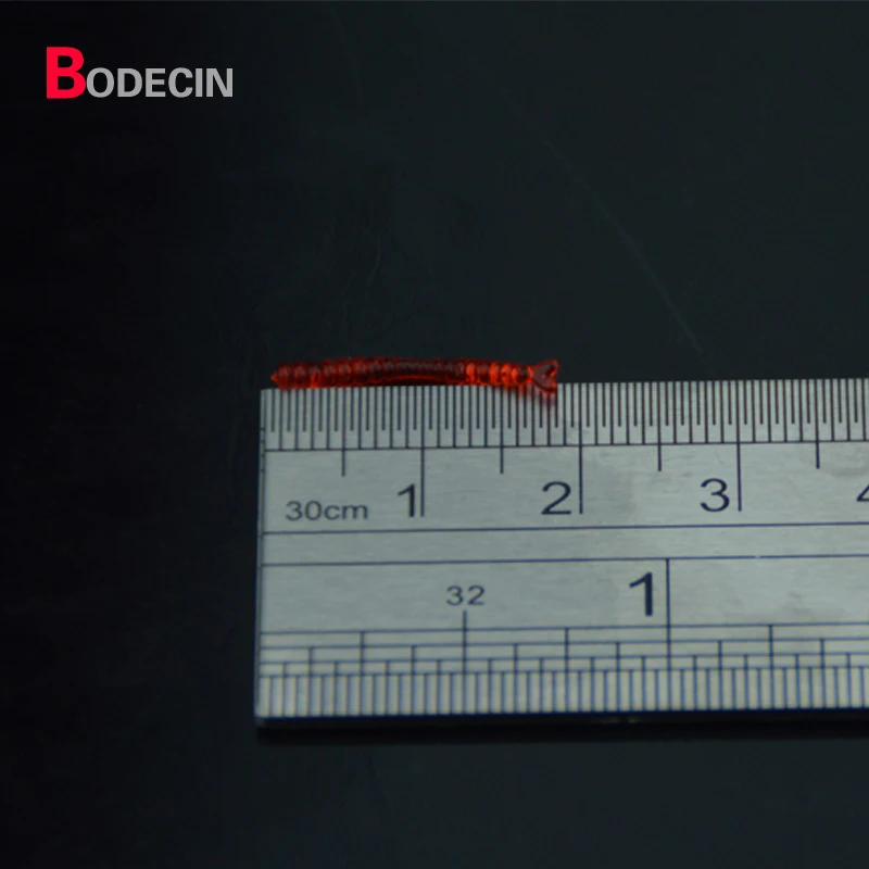 200 шт. 2 см имитация запаха креветки дождевой червяк