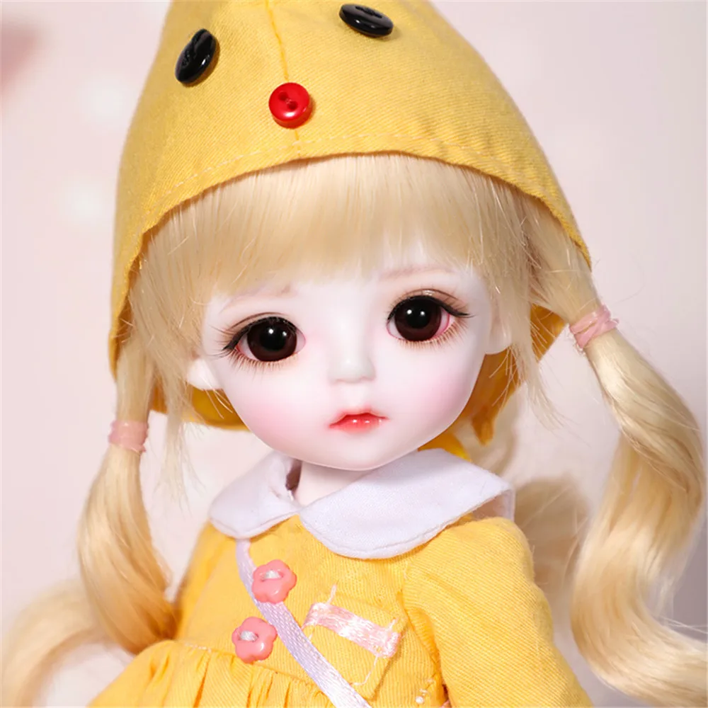 

SuDoll 1/6 BJD SD Doll Girls Cream Resin Bare Unpainted Body Doll + Eyes Cute High Quality Toys