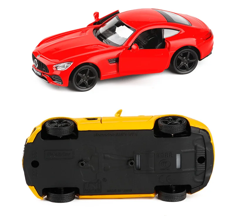 Высокая имитация 1:36 AMG GT Металлический Игрушечный Автомобиль из сплава супер
