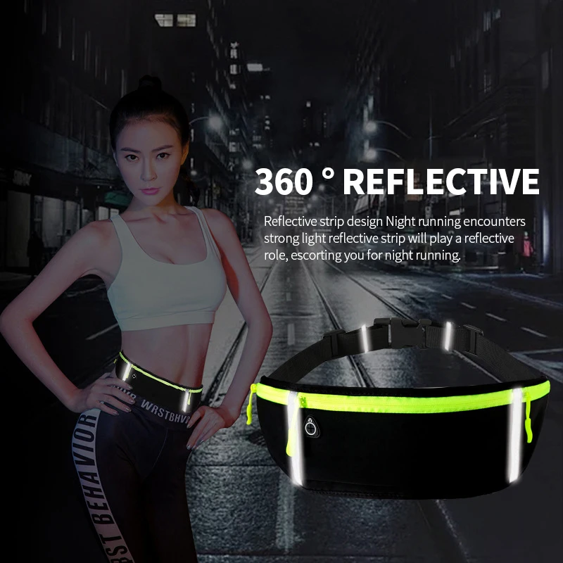 Спортивная поясная сумка ремни для бега мобильный телефон мужчин и женщин