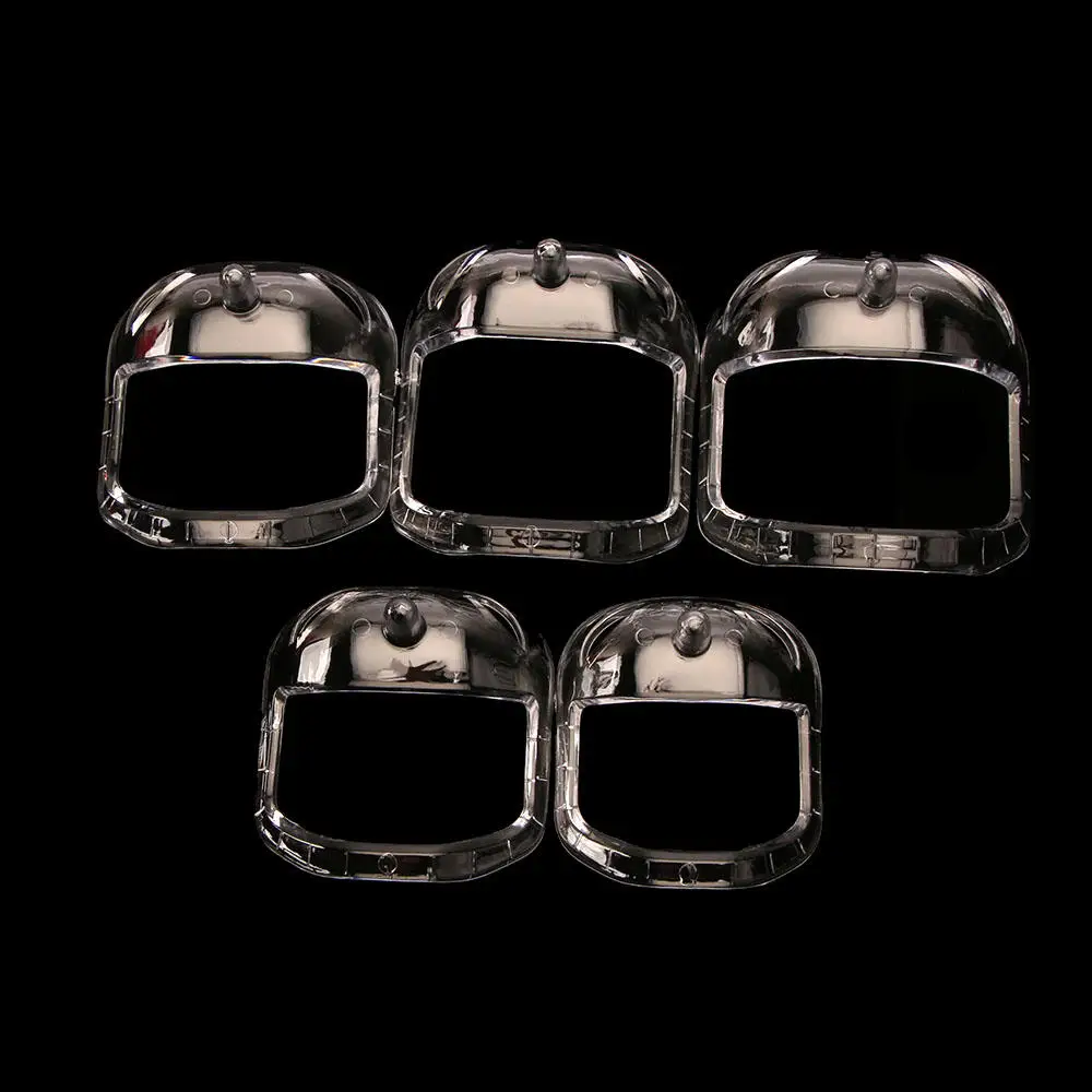 

5pcs Beard Shaping Tool Men Semi-transparent Goatee Mustache Shaving Beard Guide Template Styling Shaper Simple Styling Tools