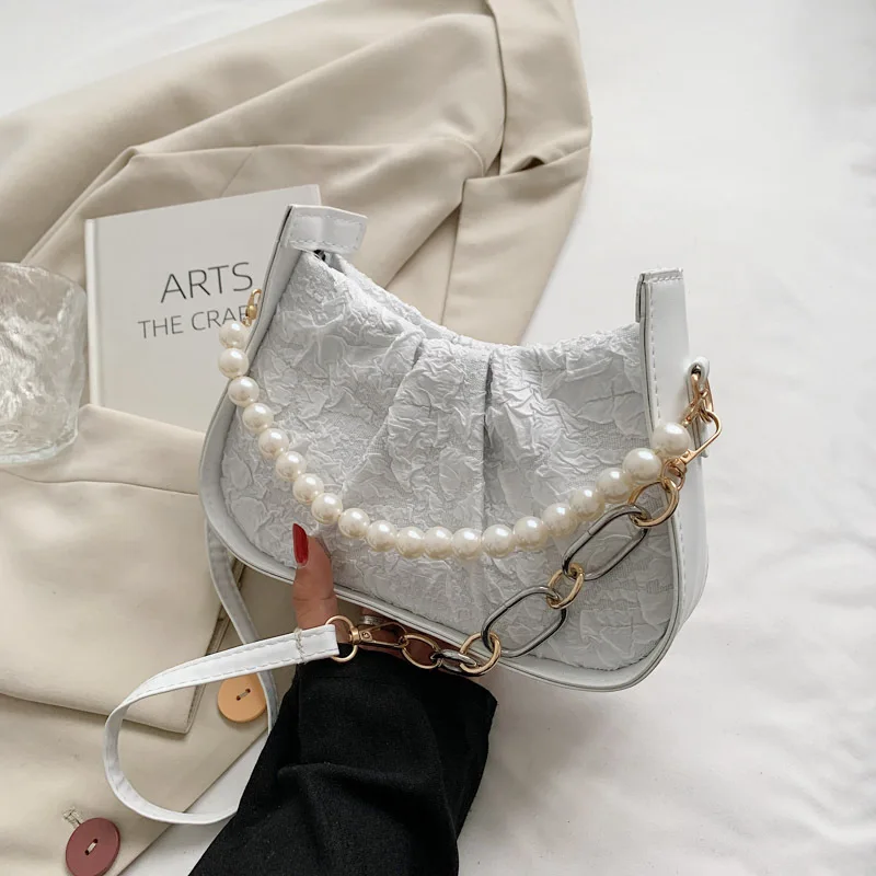 

Женские сумки, складные сумки через плечо, новая модная текстурная сумка-мессенджер с цепочкой