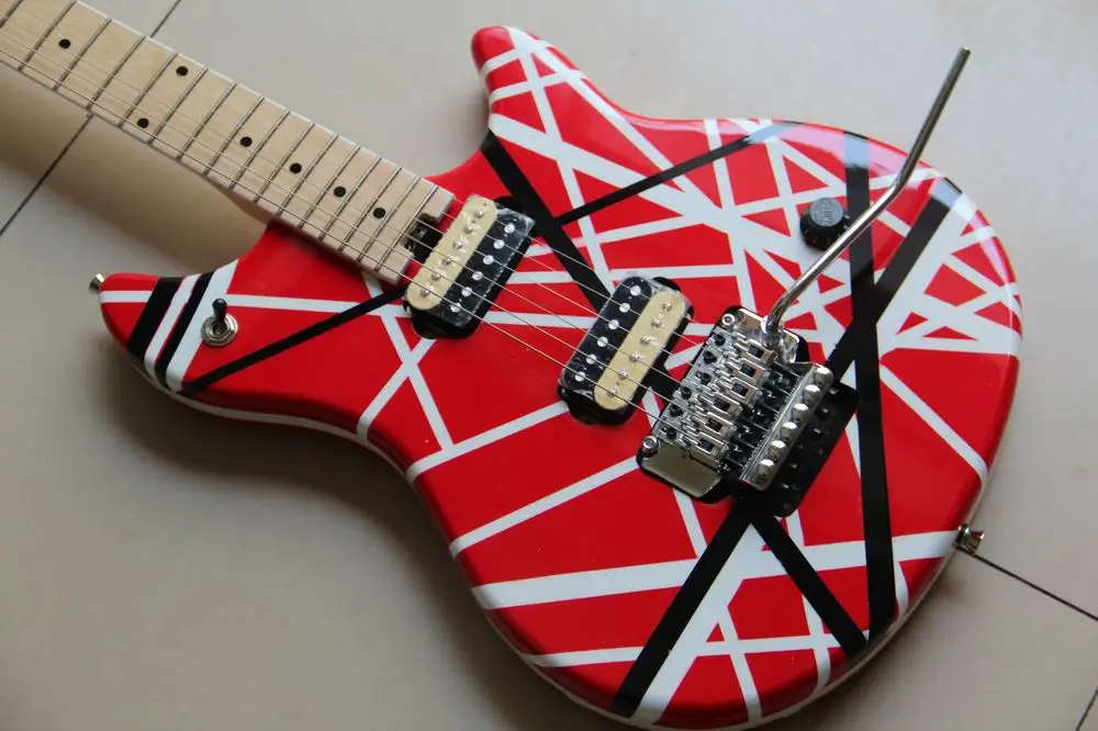 Оптовая продажа гитары китайская гитара новинка 5150 красная электрическая 130309