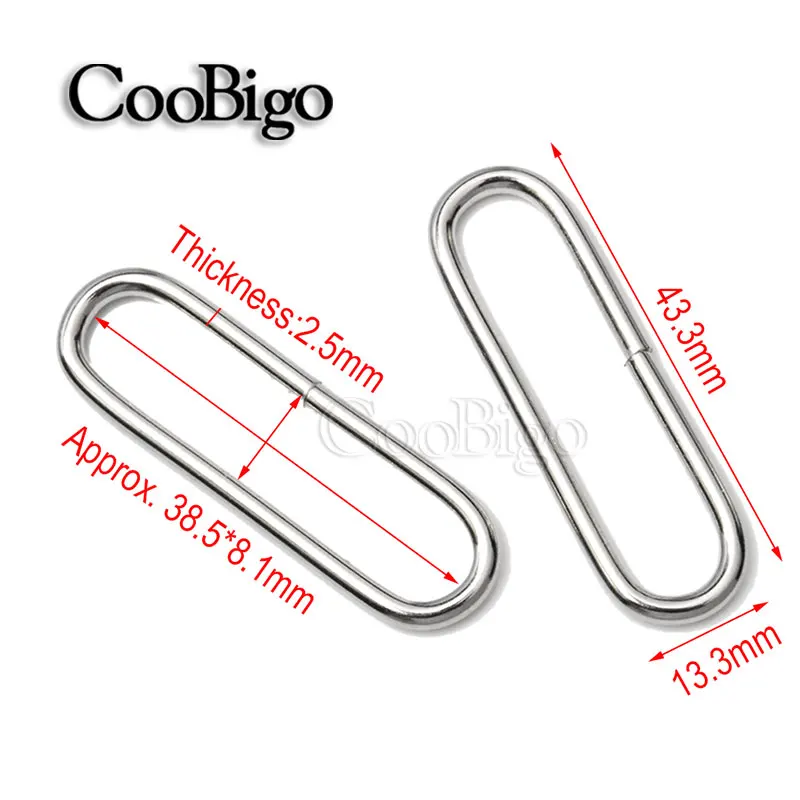 20 шт. металлические круглые кольца-петли для рюкзака сумки часов | Спорт и