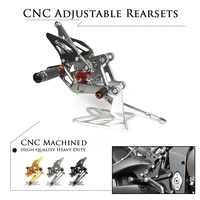 motorcycle accessories cnc aluminum footrest rear sets adjustable rearset foot pegs for honda cbr250r cbr300r cbr 2011 2013