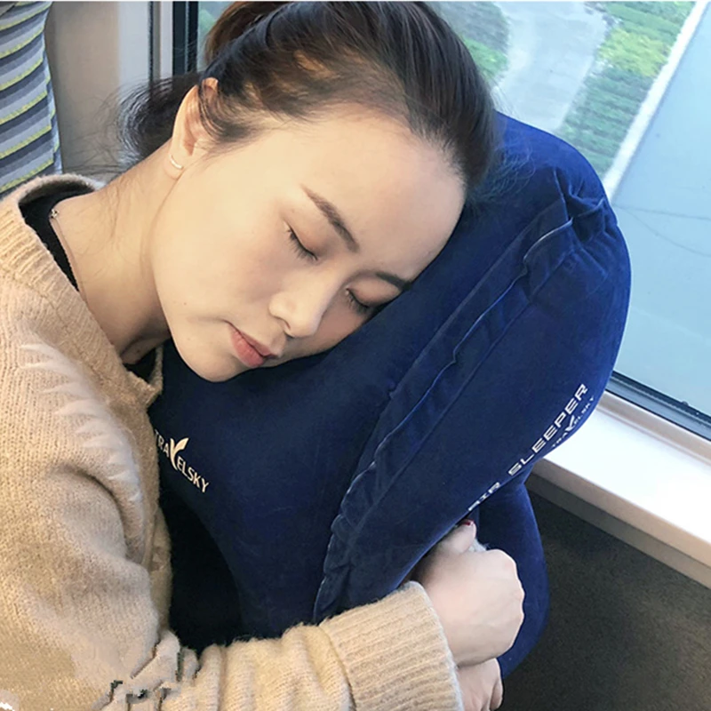 Надувная подушка для путешествий Модернизированный подголовник поддержки