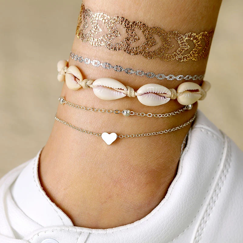 Женский винтажный плетеный браслет ручной работы многослойный с подвеской в