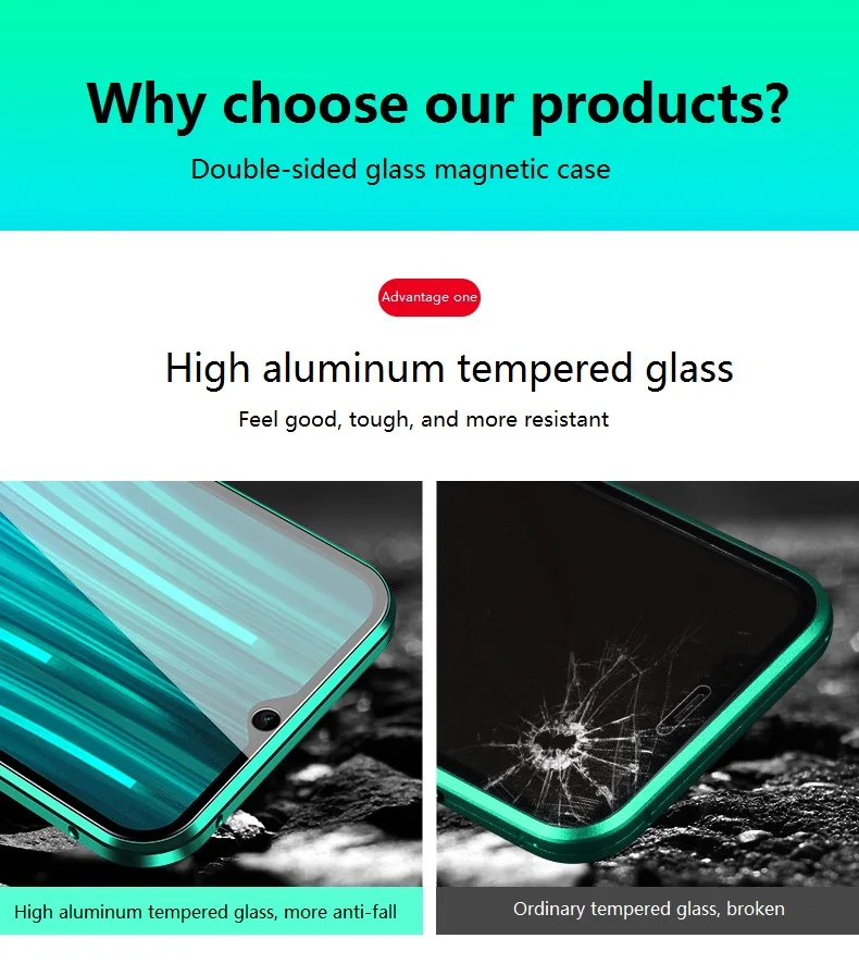 Металлический магнитный чехол для Xiaomi A2 6X8 Explorer 9 9SE 9Pro, двойной чехол из закаленного стекла для Xiaomi CC9 F1 Mix2S Max3 9T 9TPro