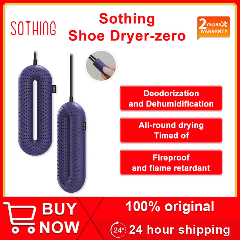 

Xiaomi Sothing Shoe Dryer Household Portable Electric Sterilization Temperature Drying Deodorization