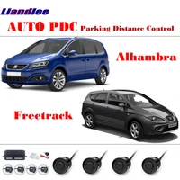 for seat alhambrafreetrack pdc auto reverse radars sensors car parking distance control rear camera hd monitor