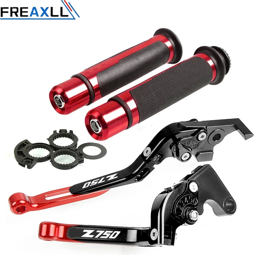 Для KAWASAKI Z750 Z 750 2006 2007 2008 складной выдвижной Регулируемый ЧПУ алюминиевые тормоза рычаги сцепления ручные рукоятки набор - Цвет: D With LOGO   RD