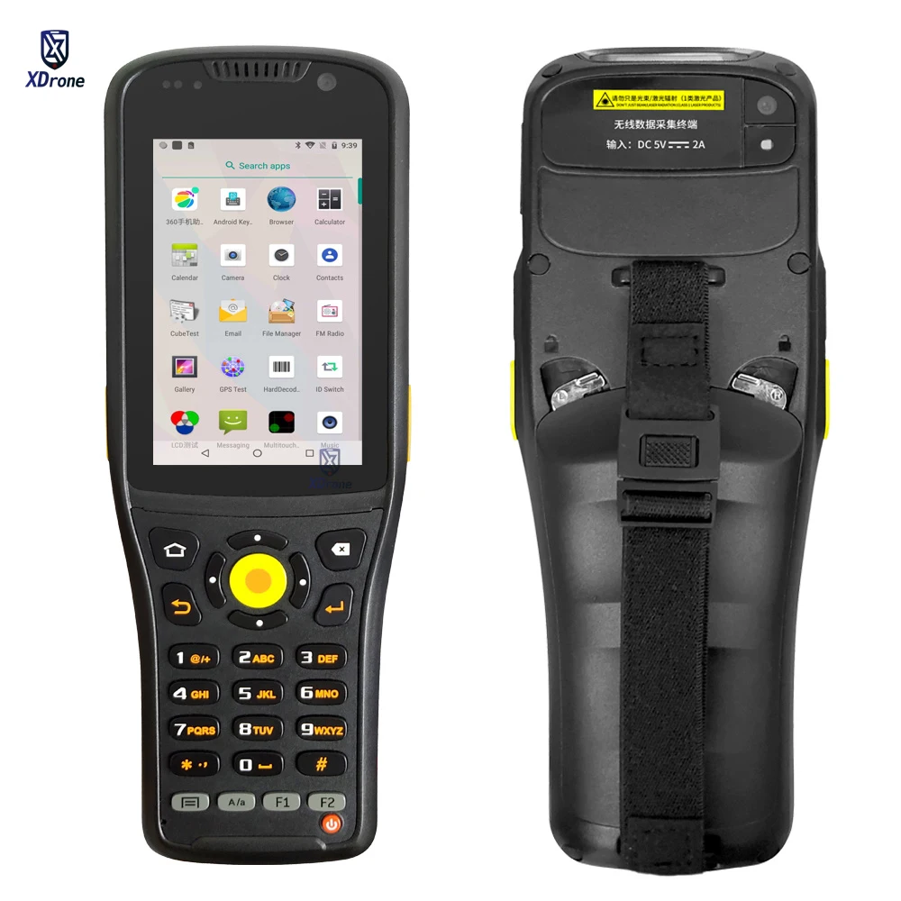 Портативный PDA K96 1D 2D лазерный сканер штрих кодов Android 9 0 Ручной терминал UHF RFID 4G lte