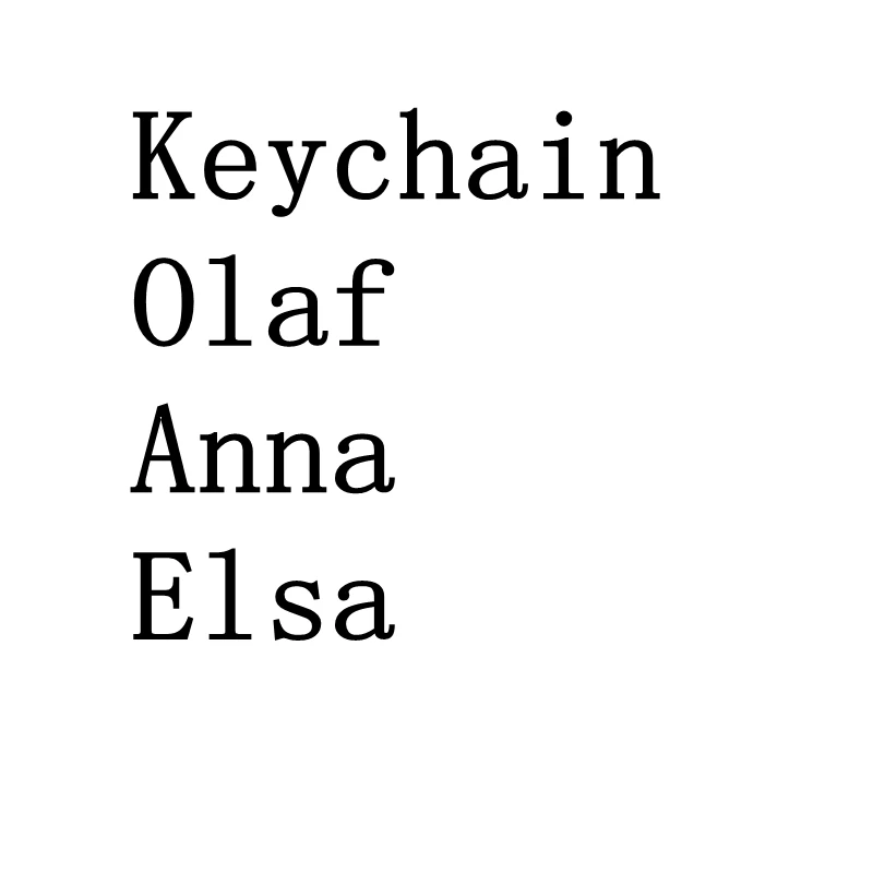 ПВХ Модель Куклы экшн-фигурки брелок Анна Эльза Олаф коллекция принцессы игрушки