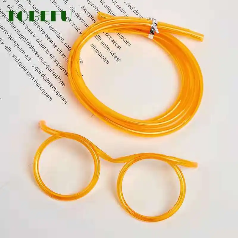 TOBEFU одна штука веселые Мягкие пластиковые соломенные забавные очки гибкие