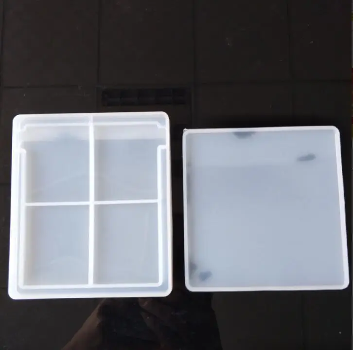 Small 1 шт. карты литья под давлением воды Сердце головоломка кулон DIY силиконовые высушенные цветок ювелирные изделия аксессуары инструменты оборудования смолы формы - Цвет: Small