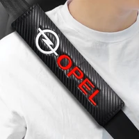2pcs car seat belt pads seat shoulder strap pad cushion cover comfortable seatbelt harness cover for opel astra h g j corsa no3