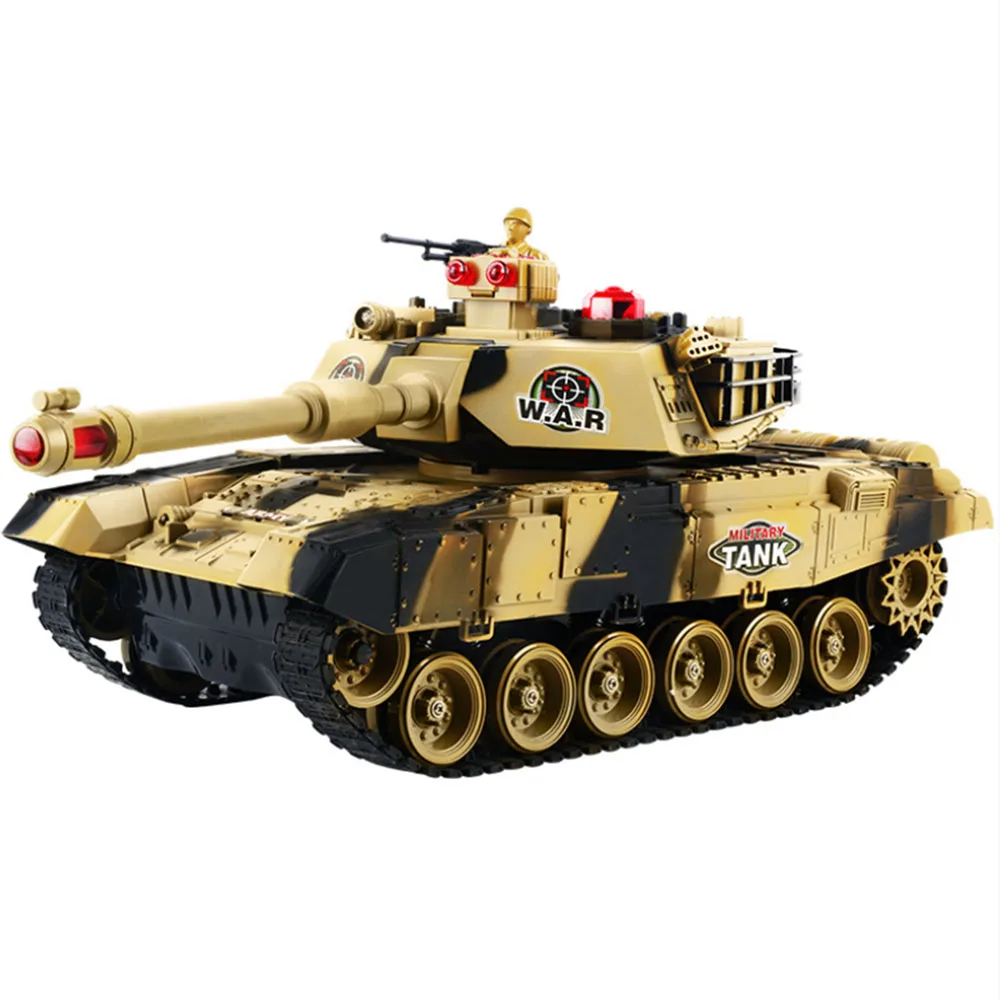 2020 New RC War Radio Tank Tactical Vehicle Main Battle Military Model Sound Recoil Electronic Hobby Boy Toys | Игрушки и хобби