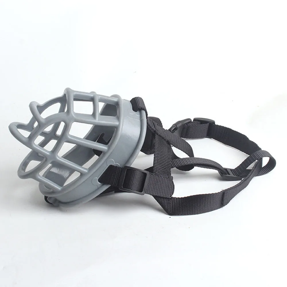 Comfy Soft Silicone Pet Dog Muzzle Breathable Basket Muzzles for Small Medium Large and X-Large Dogs Stop Biting Barking Chewing | Дом и сад