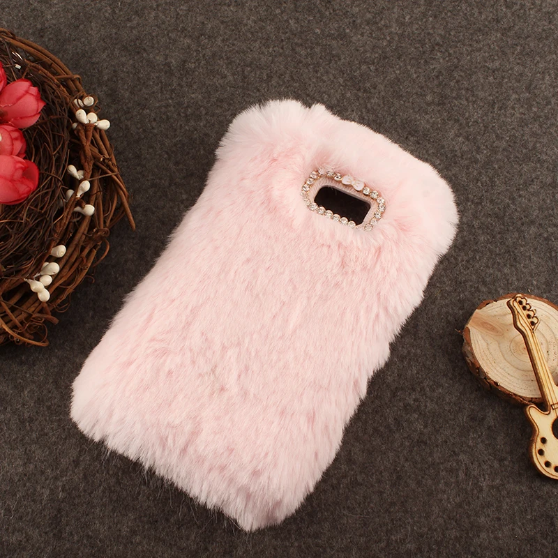 Модный красивый стильный защитный чехол с длинными волосами в виде собаки для