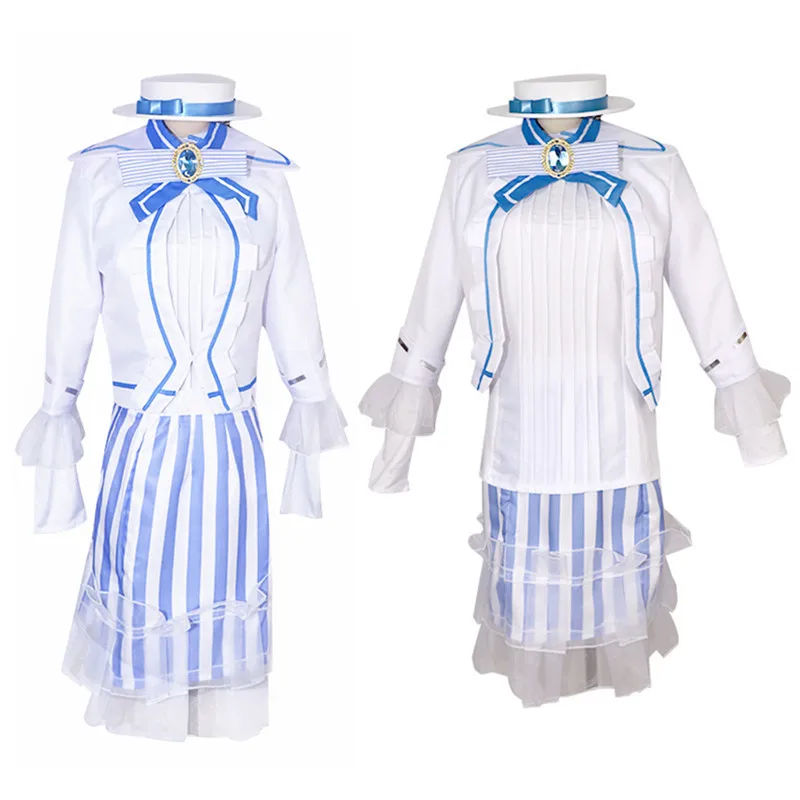 Комплект униформы Qionglou для ролевых игр комплект из топа юбки пальто шапки