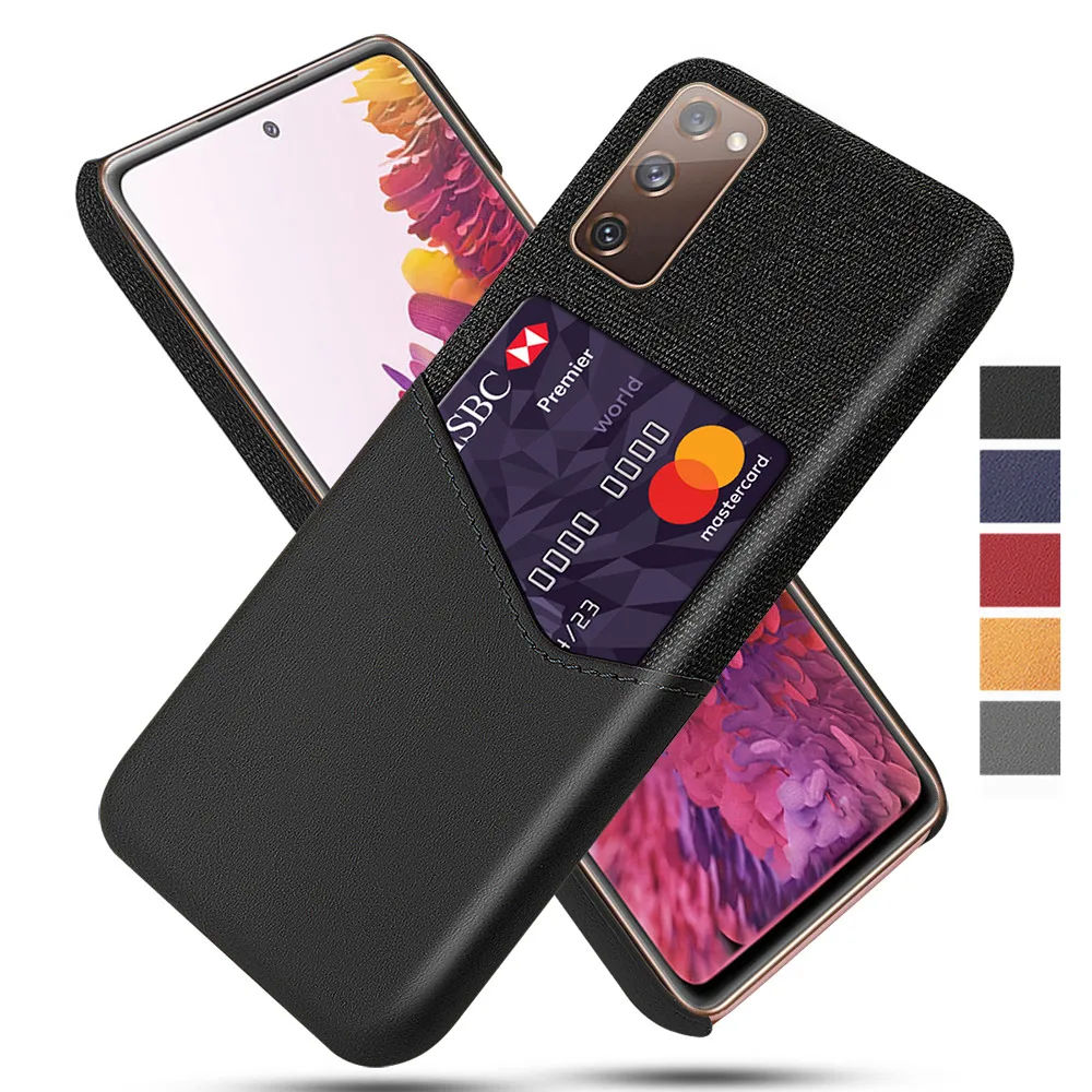 Деловой чехол для Samsung S20 FE Note 20 Ultra 10 9 8 из искусственной кожи с отделением карт Galaxy