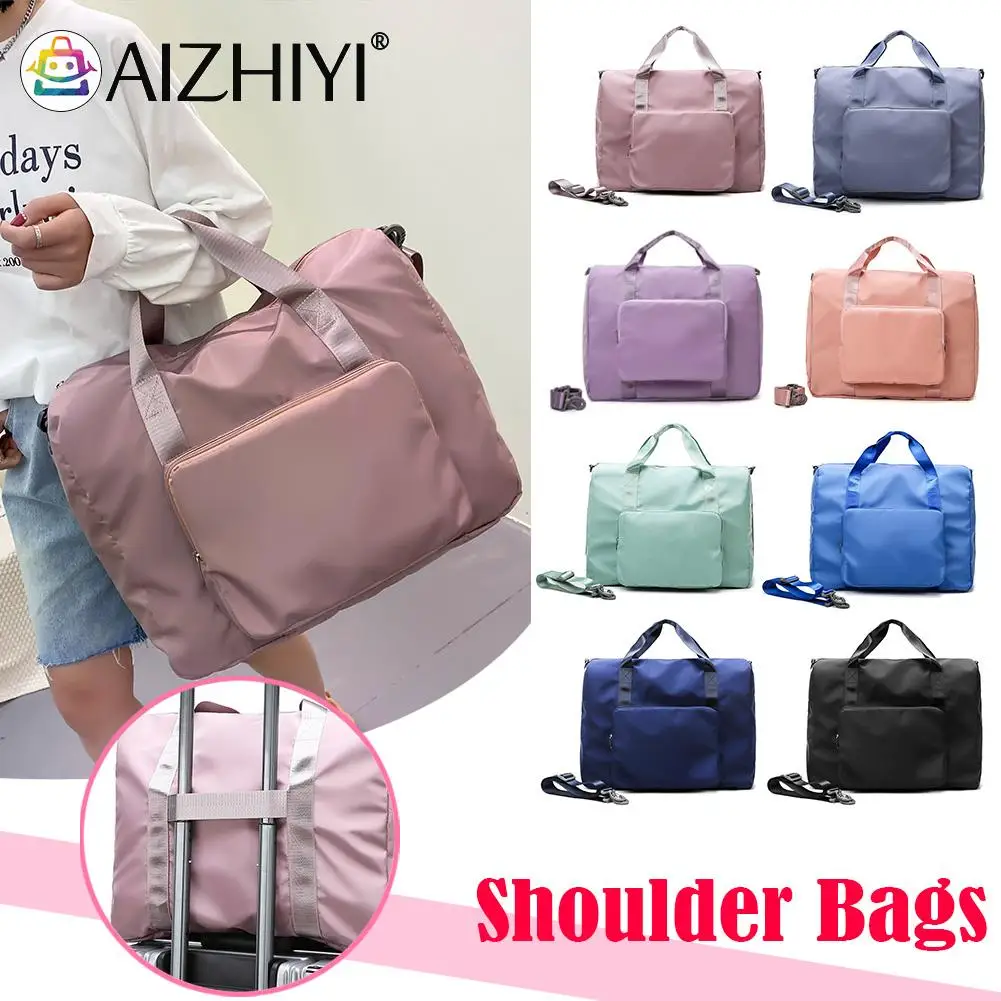 

Fashion Unisex Handbags Fitness Travel Luggage Shoulder Bags Oxford Cloth Shoulder Crossbody Waterproof Bag