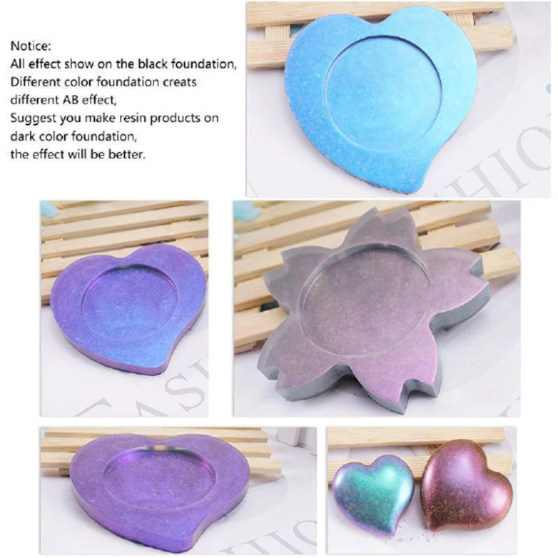 

9 Colors Chameleons Pigment Pearlescent Epoxy Resin Glitter Magic Discolored Powder Resin Colorant Jewelry Making Tools