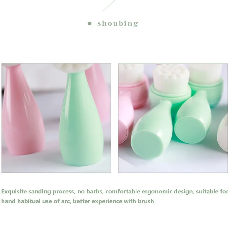 1 шт. прочный прекрасно подходит щётка для очищения лица Портативный