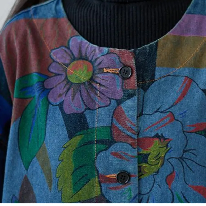 Женский тренч с принтом