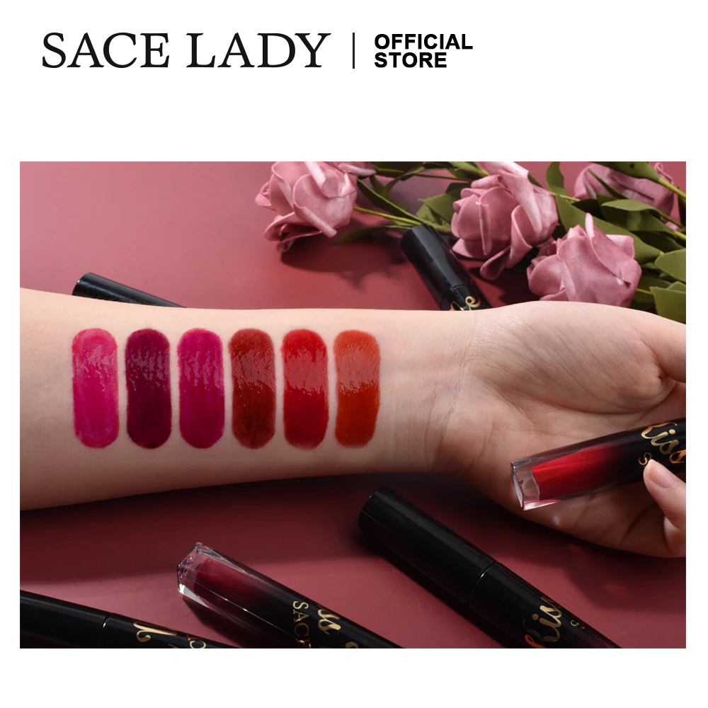 SACE LADY стойкая жидкая губная помада макияж матовый блеск для губ натуральные