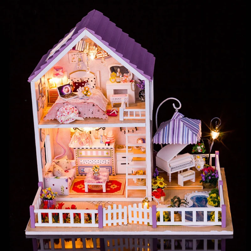 Новое поступление мебель DIY кукольный домик деревянные миниатюрные кукольные