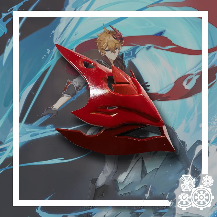 Каштановые серьги Genshin Impact татаглия коричневый парик косплей реквизит спач копье