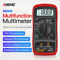 aneng an8205c digital multimeter acdc ammeter volt ohm tester meter multimetro with thermocouple lcd backlight portable