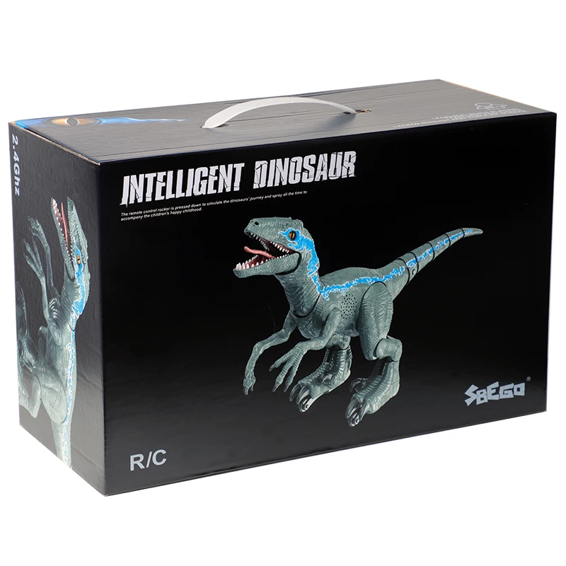 

2.4G RC Dinosaur Intelligent Raptor Remote Control Jurassic Dinosaur Toy Electric Walking Animals Toys For Children