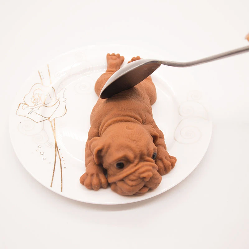 Милая мягкая кукла-Мопс щенок игрушка сжимаемая забавная милая игрушка-животное