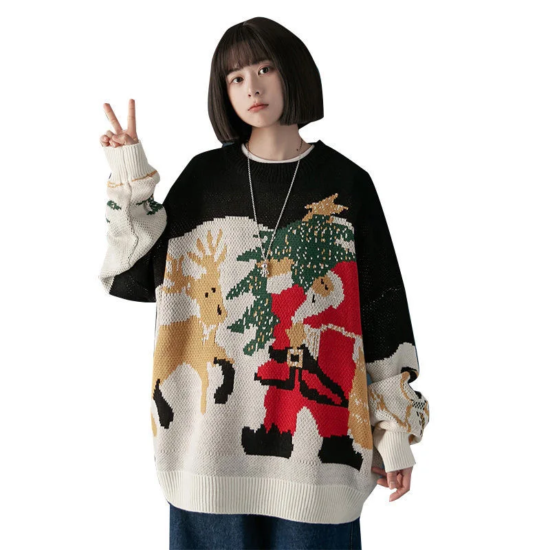 

Свитер женский, красный, зимний