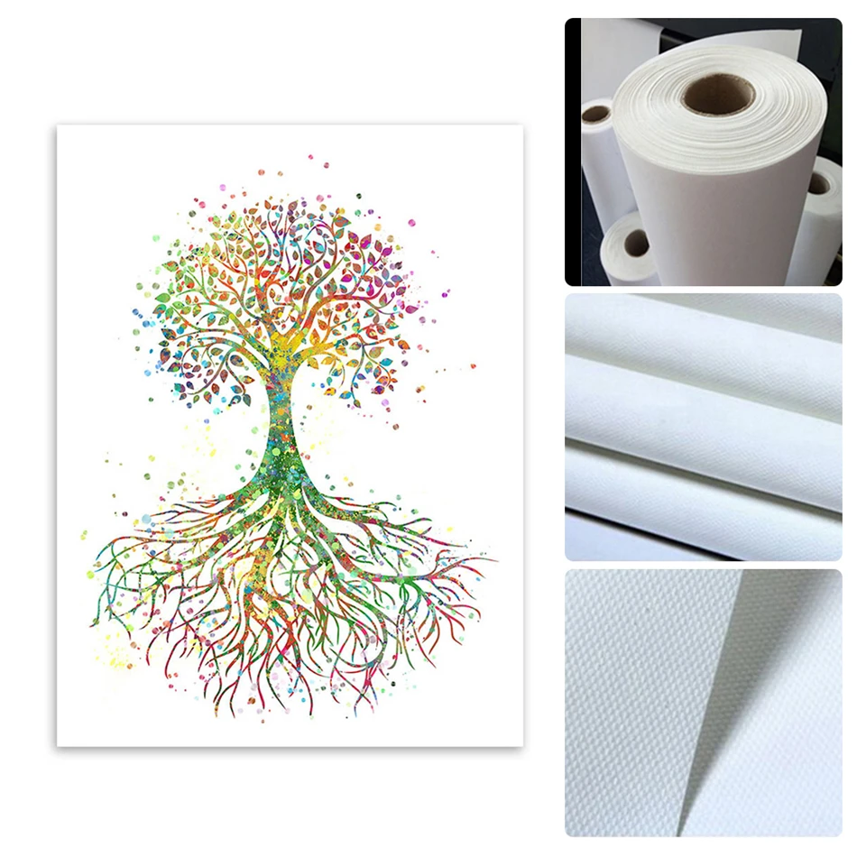 Fuwatacchi 3 шт. картина маслом красочные деревья листья корень настенные