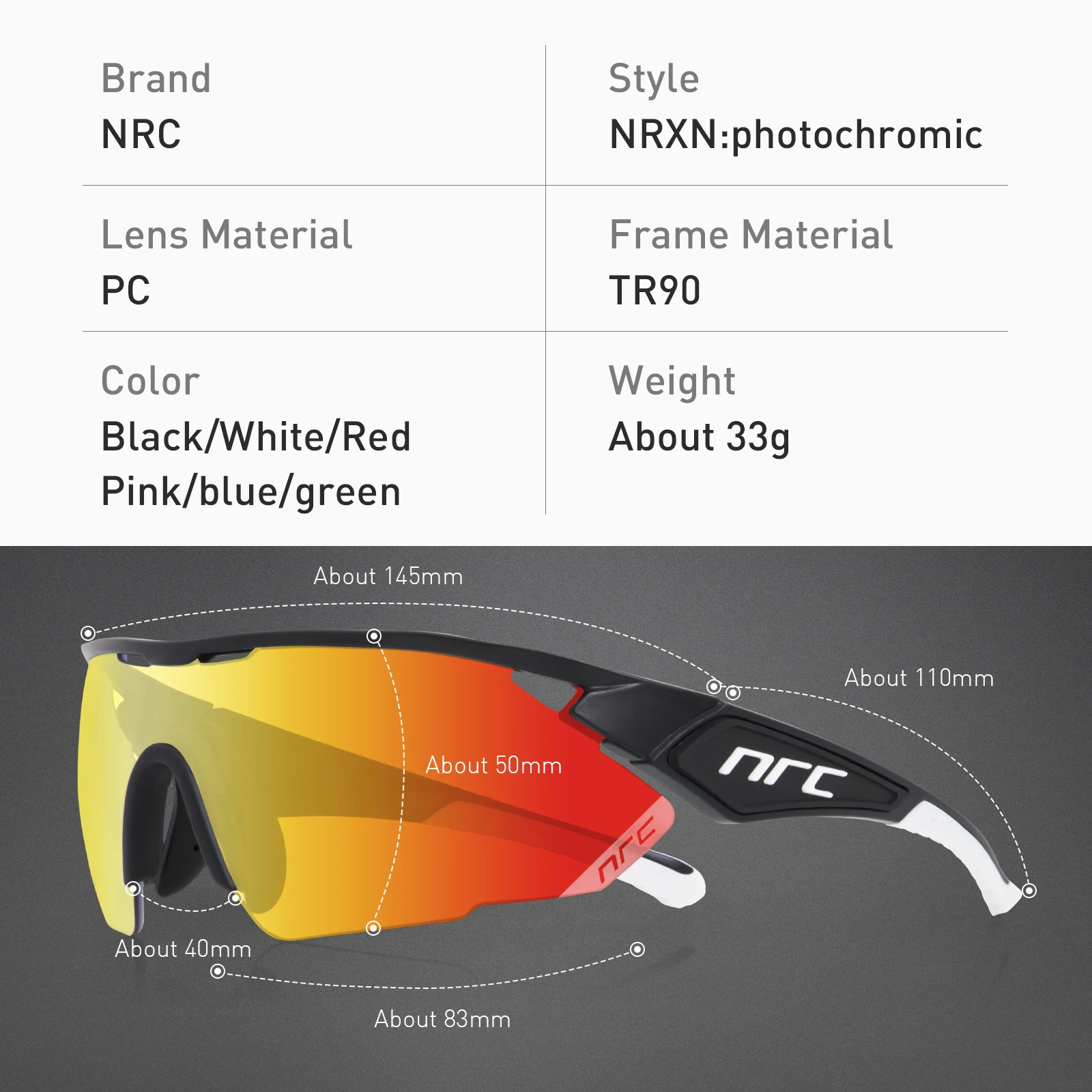

Cycling Glasses Men Bicycle Eyewear UV400 Cycling Sunglasses MTB Road Bike Sports Sunglasses