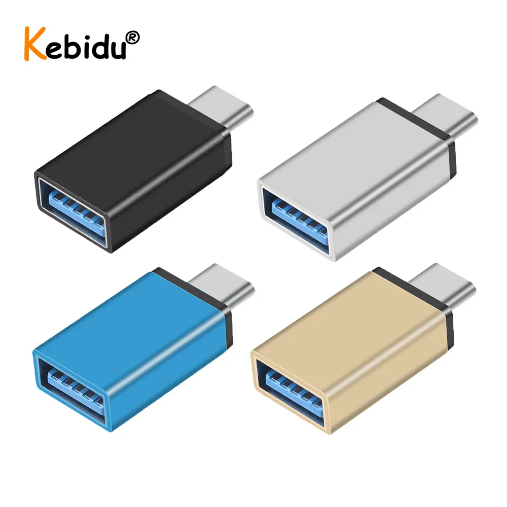 Адаптер Kebidu с Type C на USB 3 0 OTG быстрая зарядка кабель конвертер для Macbook Samsung Xiaomi