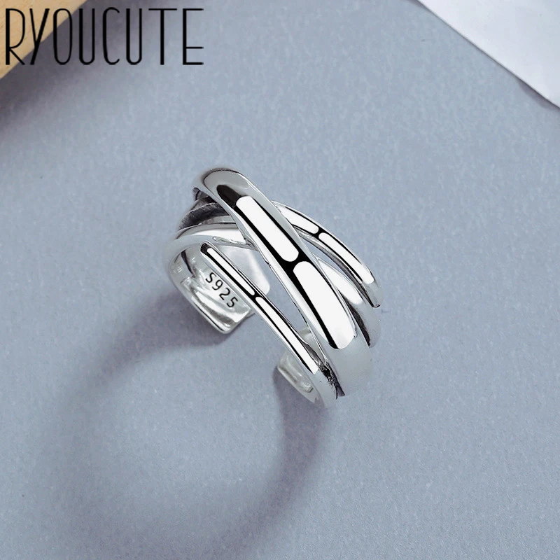 Богемные ЭТНИЧЕСКИЕ СЕРЕБРЯНЫЕ нестандартные большие кольца для женщин