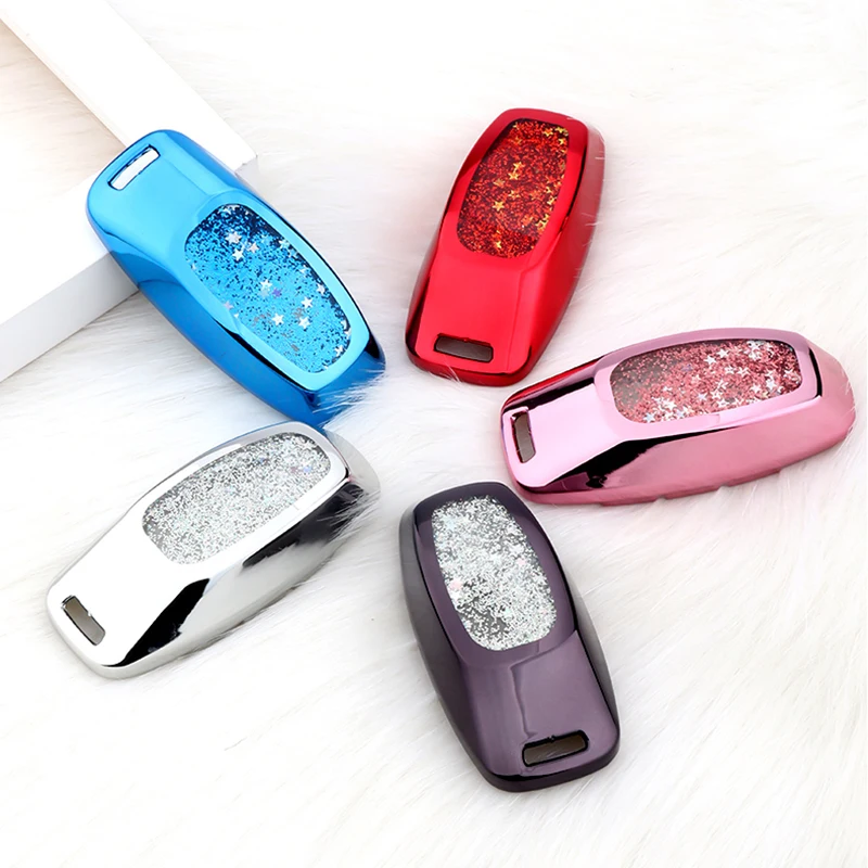 Мягкий ТПУ чехол для ключа автомобиля Quicksand защитный ключей стильные